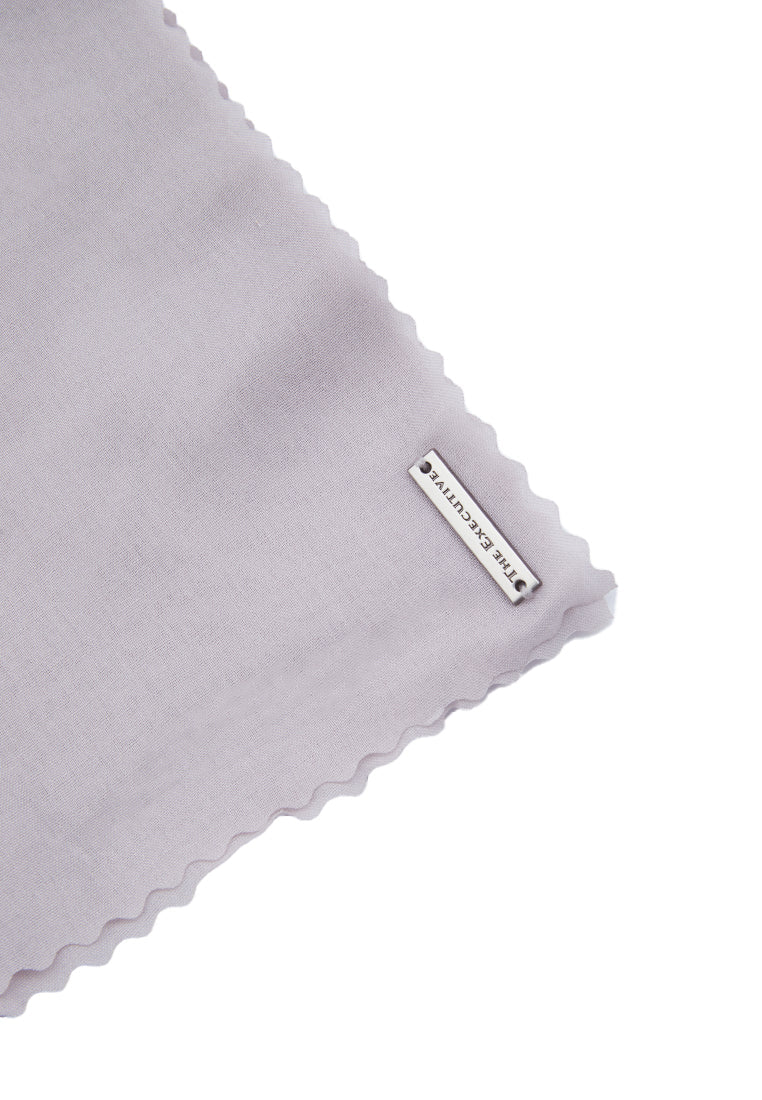 Solid Soft Grey Square Scarf