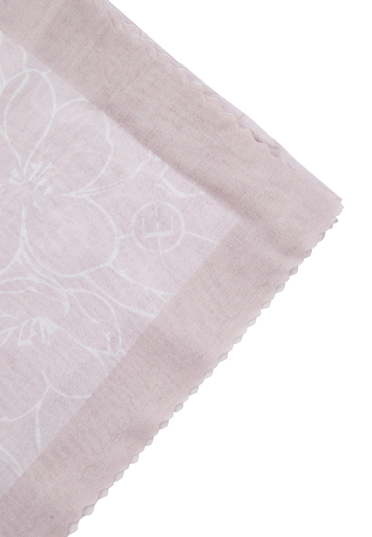 Dusty Pink Laser Cut Square Scarf