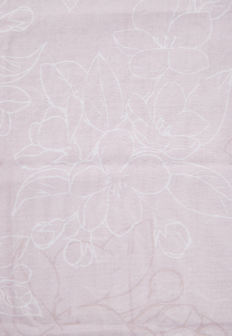Dusty Pink Laser Cut Square Scarf
