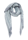 Soft Green Laser Cut Square Scarf