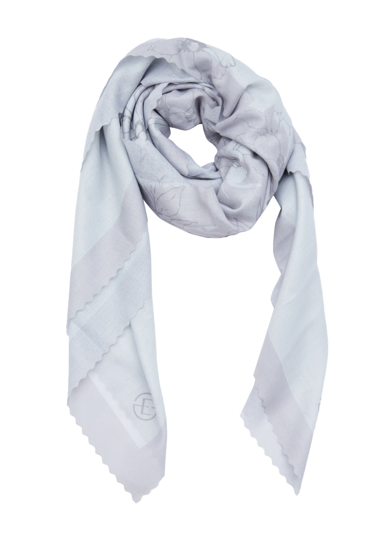 Lavender Laser Cut Square Scarf