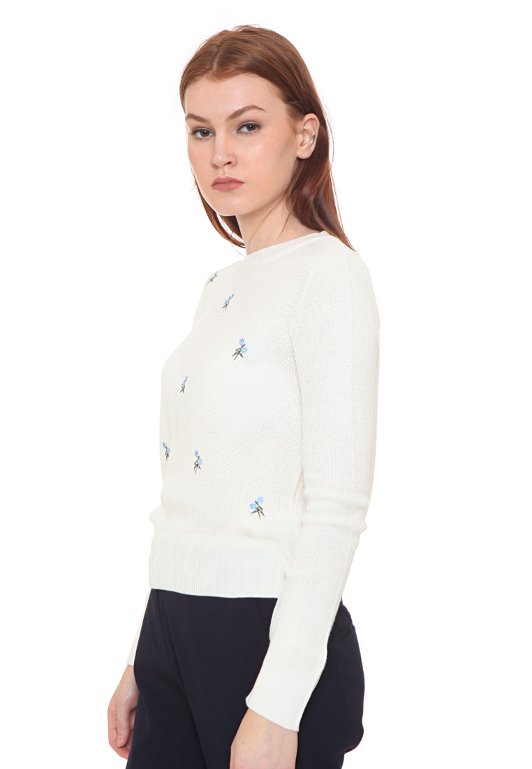 Sweater with Embroidery
