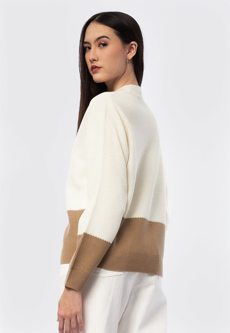Colorblock Long Sleeve Sweater