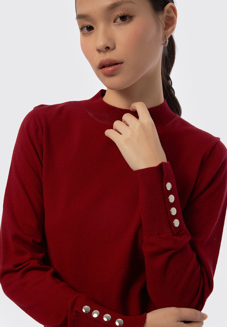 Round Neck Long Sleeve Sweater