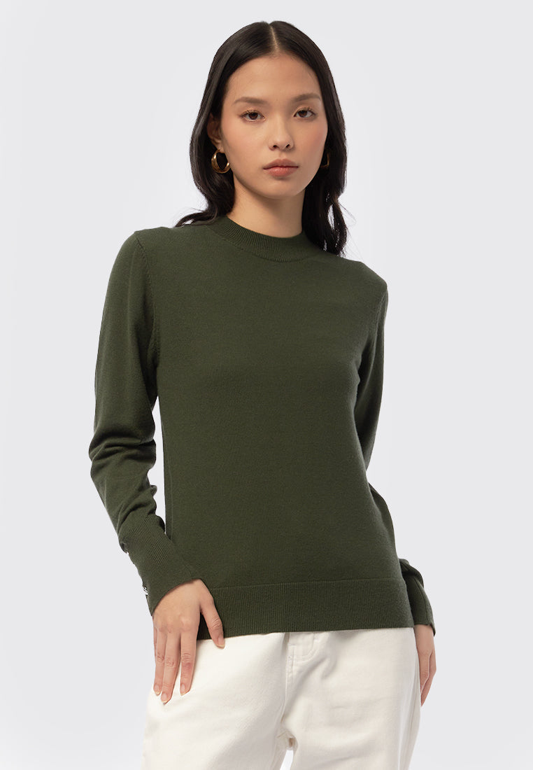 Round Neck Long Sleeve Sweater