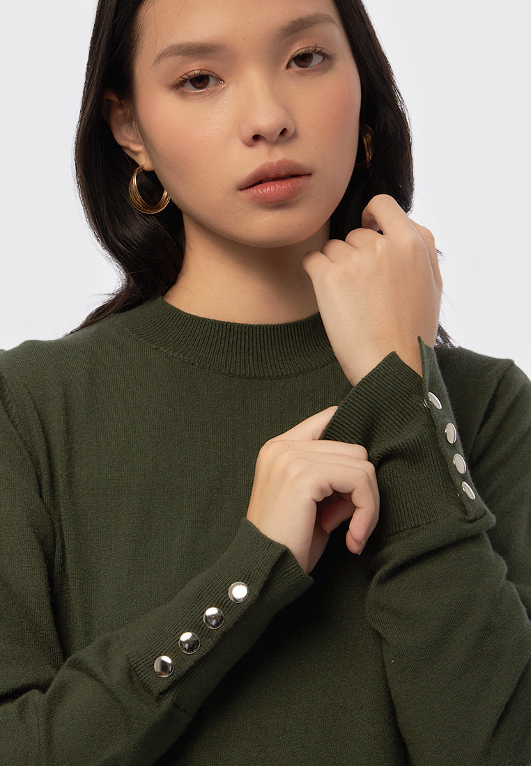 Round Neck Long Sleeve Sweater