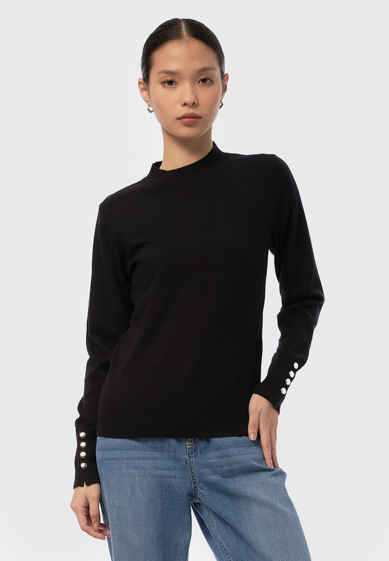 Round Neck Long Sleeve Sweater