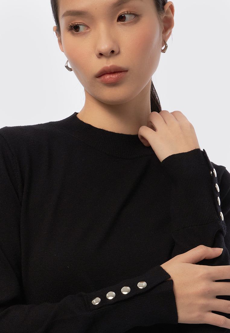 Round Neck Long Sleeve Sweater