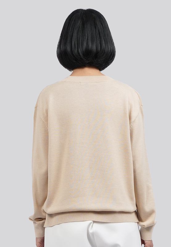 Two Tone Long Sleeve Sweater