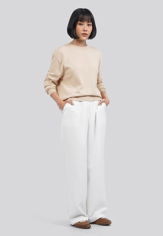 Two Tone Long Sleeve Sweater