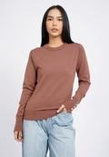 Button Details Long Sleeve Sweater