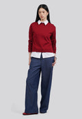 Crew Neck Long Sleeve Sweater