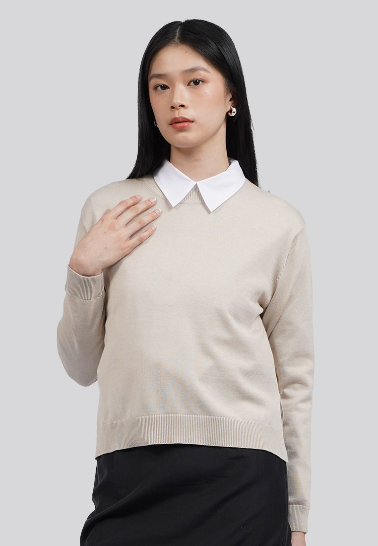 Crew Neck Long Sleeve Sweater
