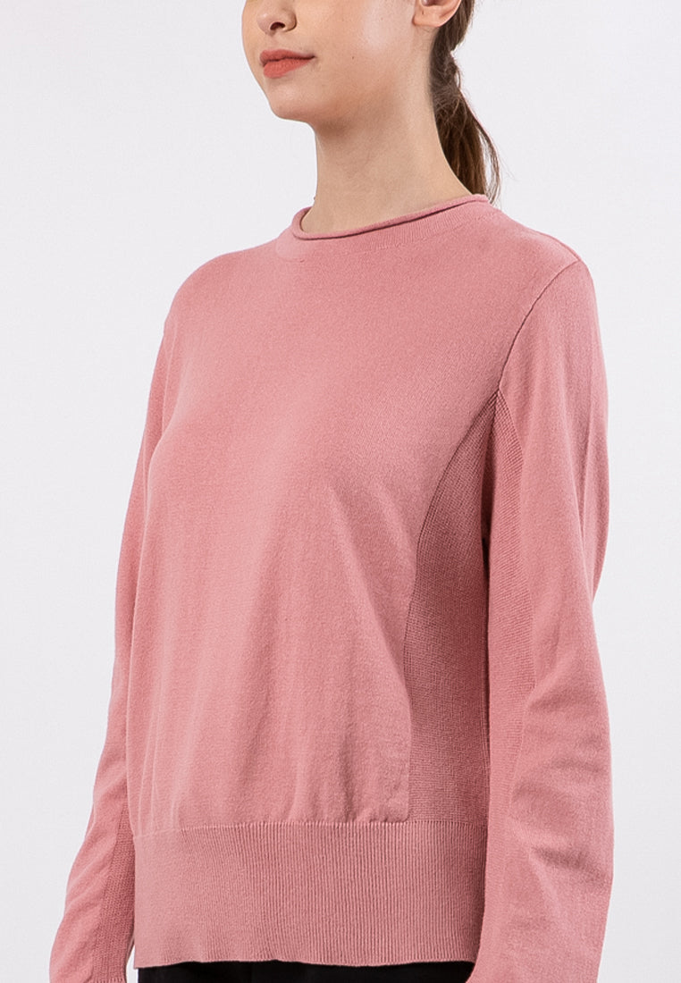 Rolled Edge Sweater