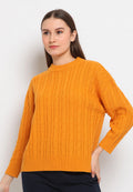 Cable knit sweater