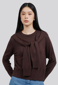 Long Sleeve Knit Double Sweater