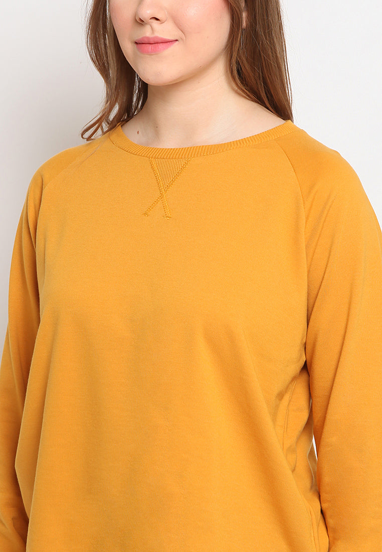 Plain Long Sleeve Sweatshirt