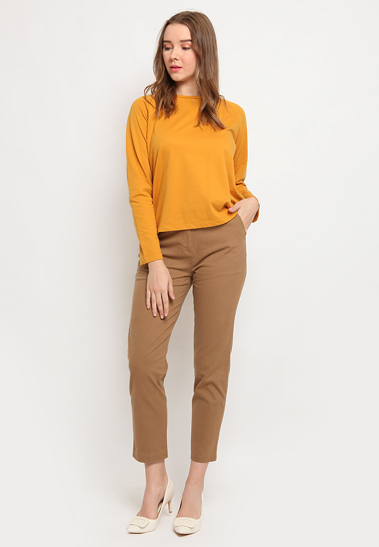 Plain Long Sleeve Sweatshirt
