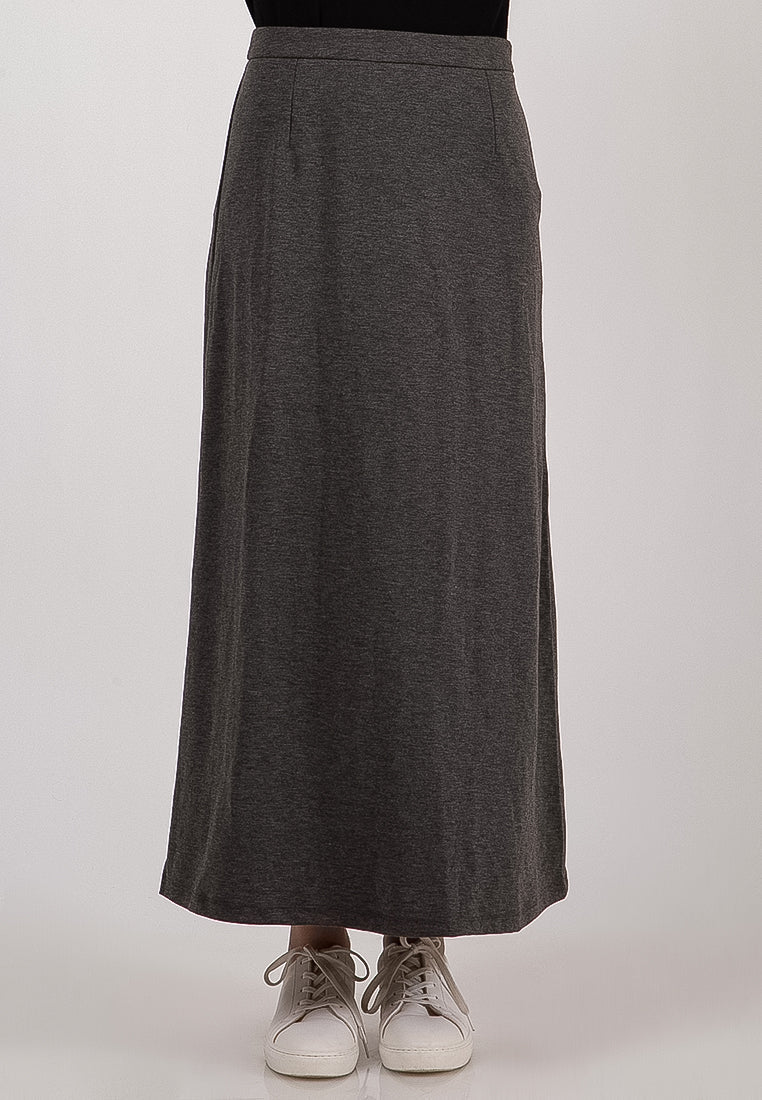 Charcoal Maxi Skirt