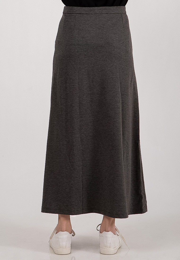 Charcoal Maxi Skirt