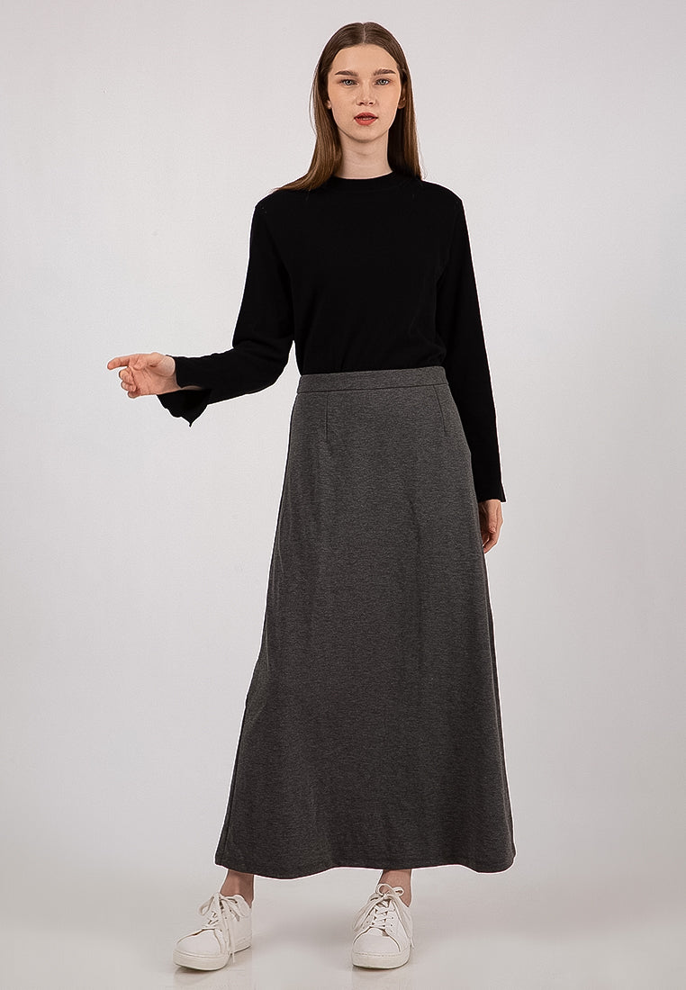 Charcoal Maxi Skirt