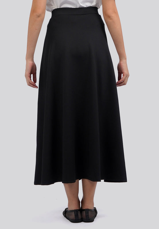Flared Maxi Skirt