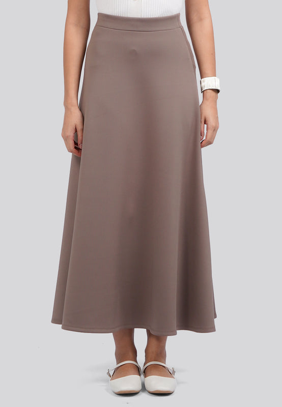 Flared Maxi Skirt