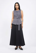 Regular Fit Flared Maxi Skirt