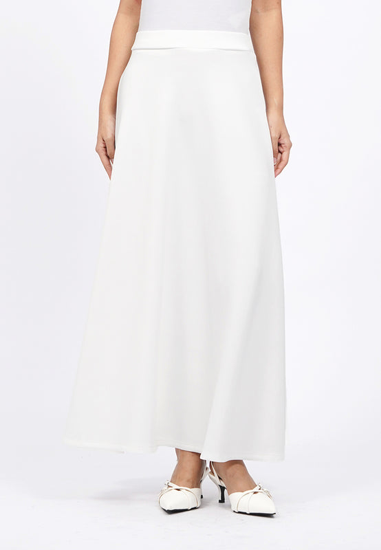 Regular Fit Flared Maxi Skirt