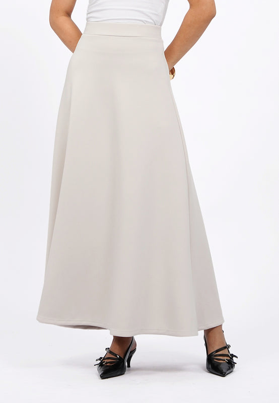 Regular Fit Flared Maxi Skirt