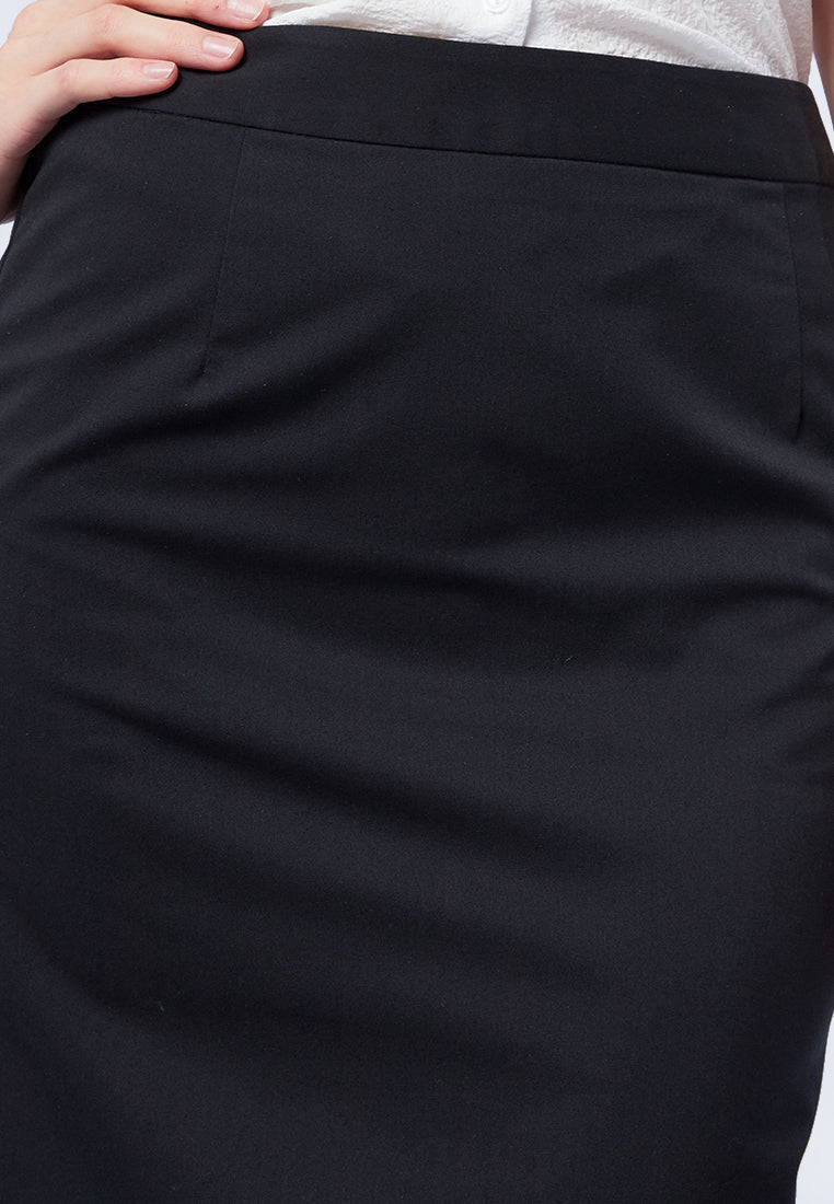 Basic Maxi Skirt Black