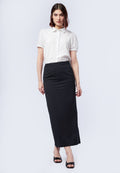 Basic Maxi Skirt Black