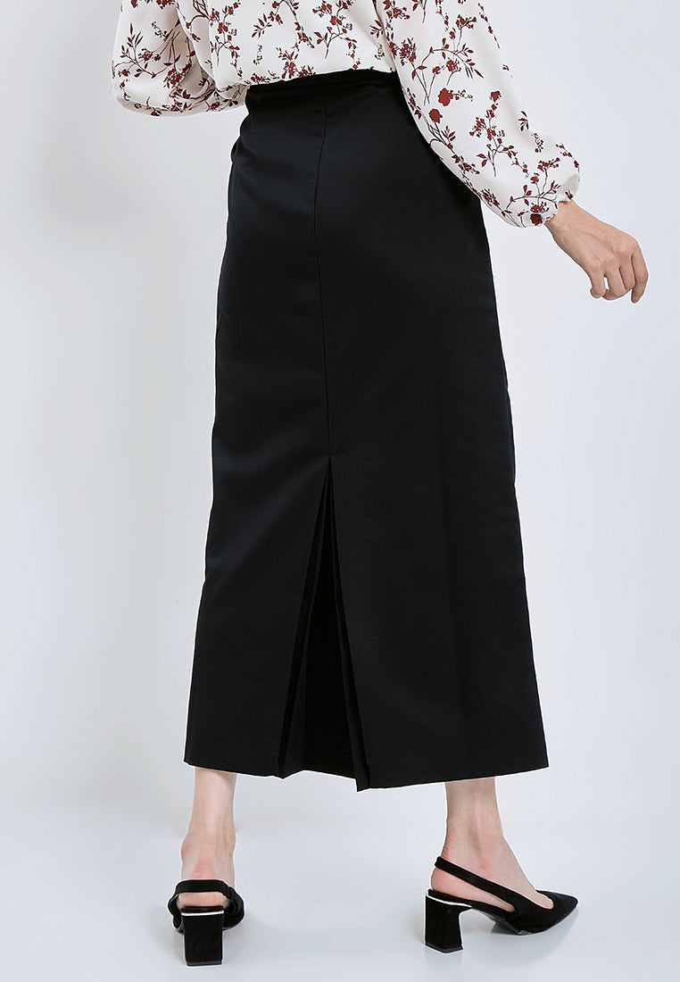 Slim Fit Basic Long Skirt