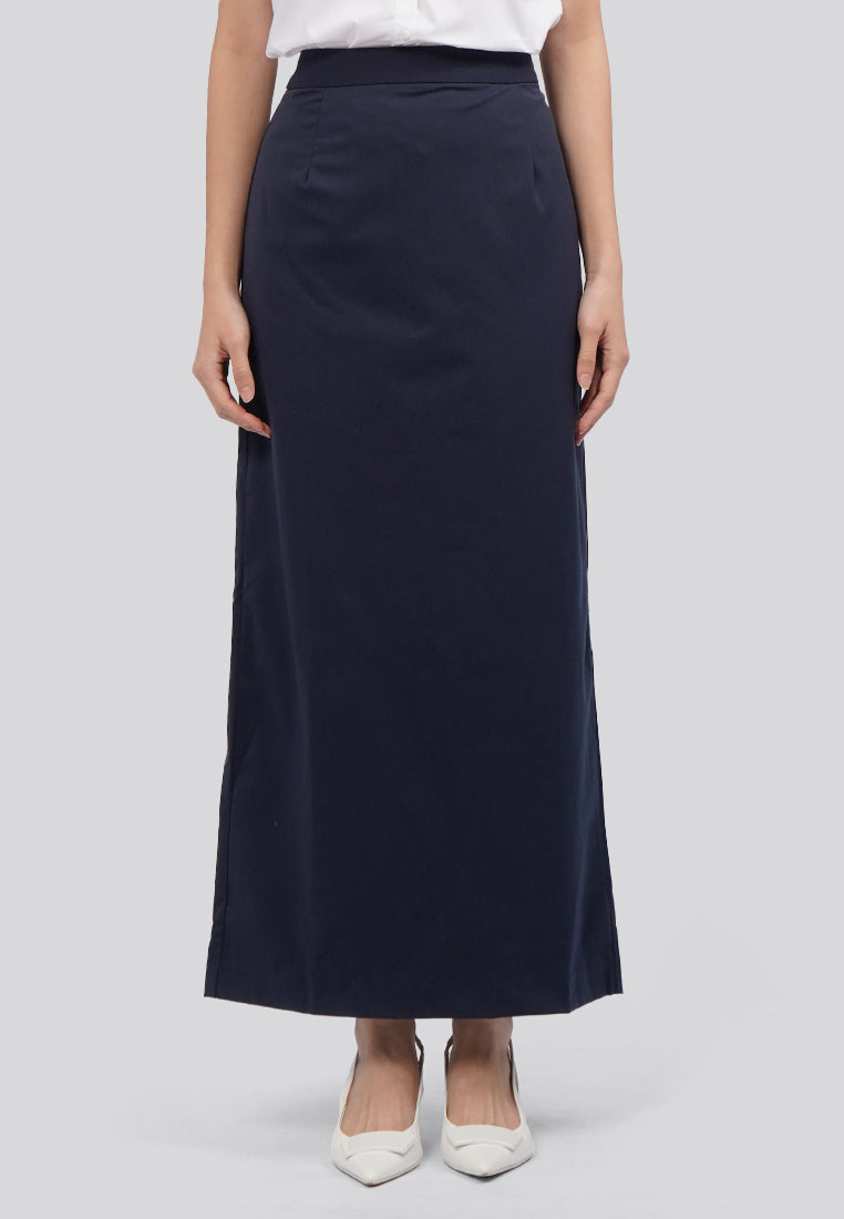 Basic Maxi Skirt Navy