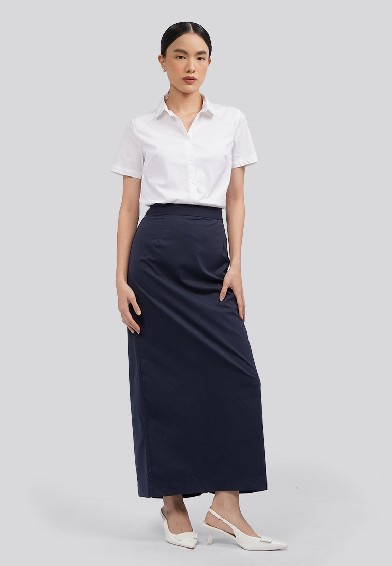 Basic Maxi Skirt Navy
