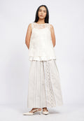 Regular Fit Printed Midi Skirt