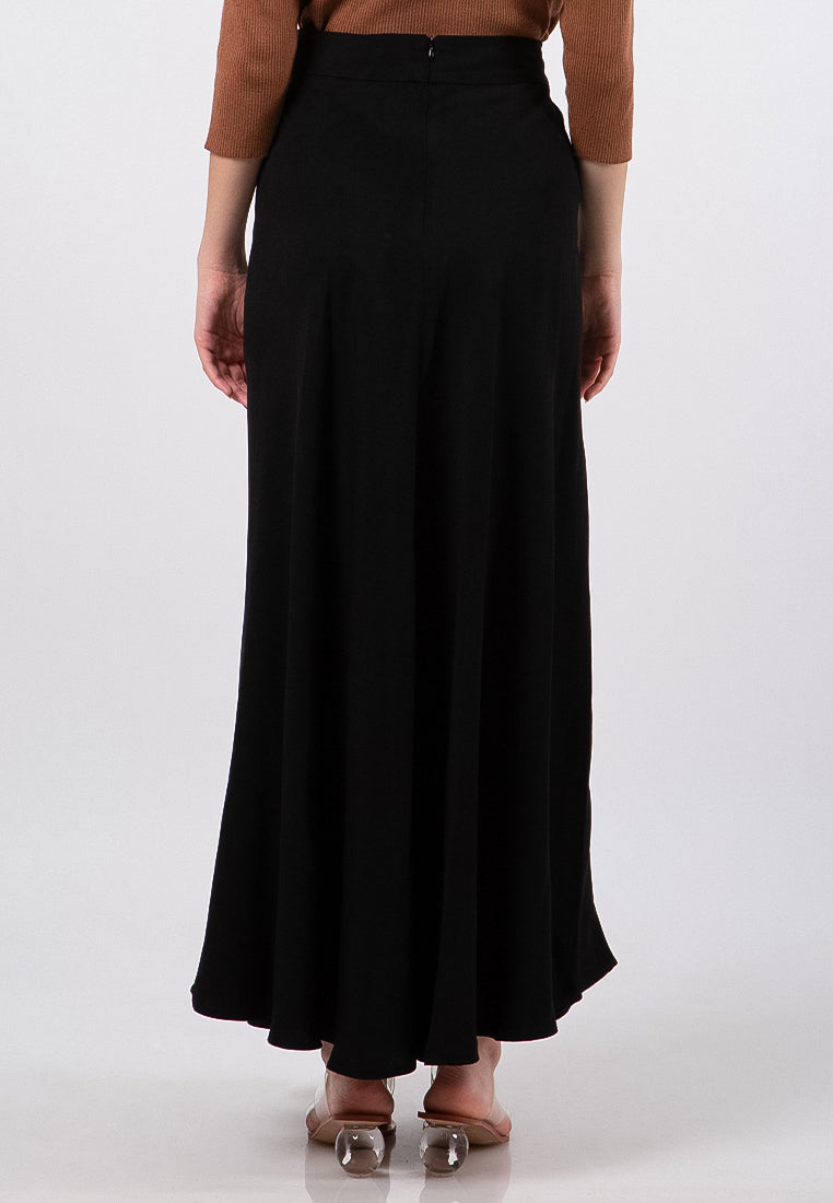 Belted Maxi Skirt