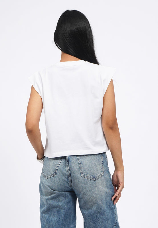 Round Neck Sleeveless T-Shirt