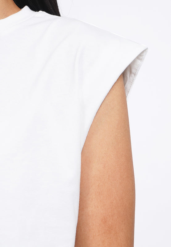 Round Neck Sleeveless T-Shirt