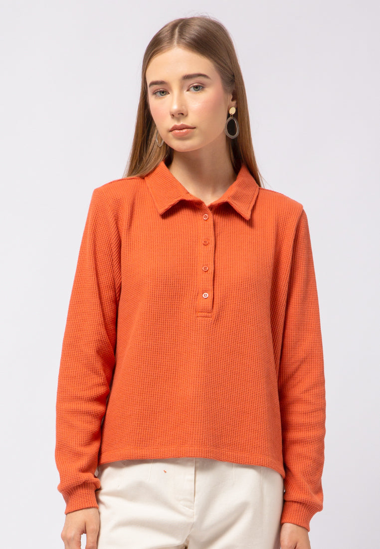 Long Sleeve Polo Shirt