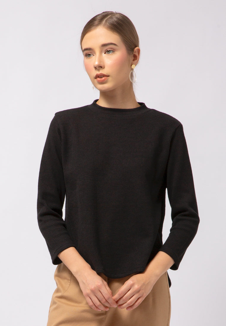 Crew Neck Long Sleeve Top