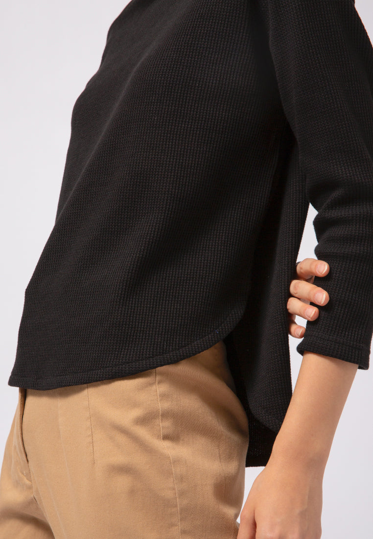 Crew Neck Long Sleeve Top