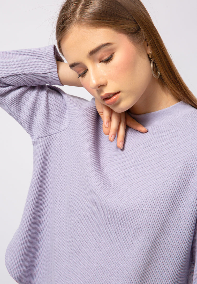 Crew Neck Long Sleeve Top