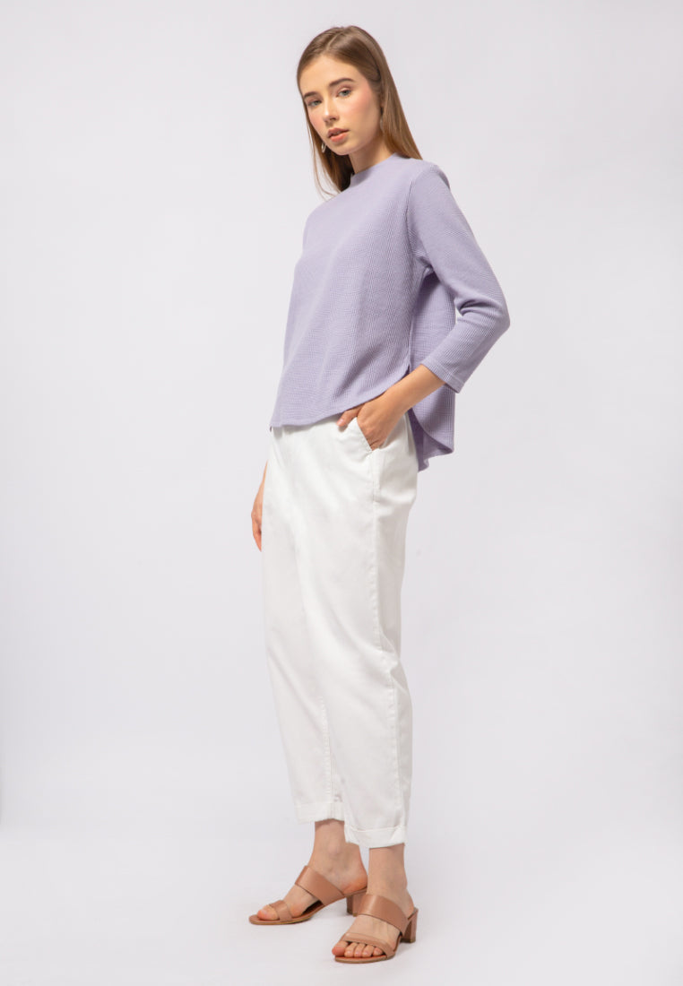 Crew Neck Long Sleeve Top