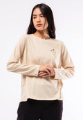 Embroidered Long Sleeve T-shirt