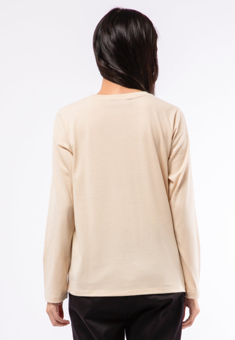 Embroidered Long Sleeve T-shirt
