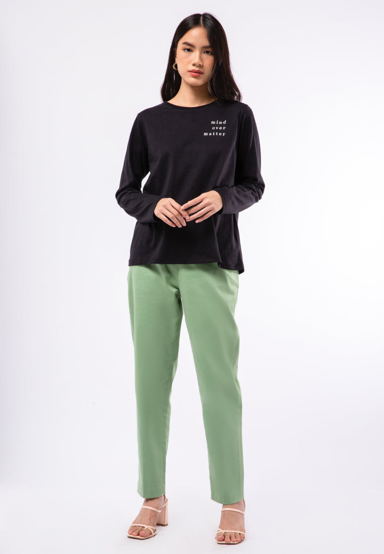 Embroidered Long Sleeve T-shirt