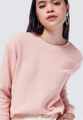 Crew Neck Waffle Long Sleeve T-Shirt