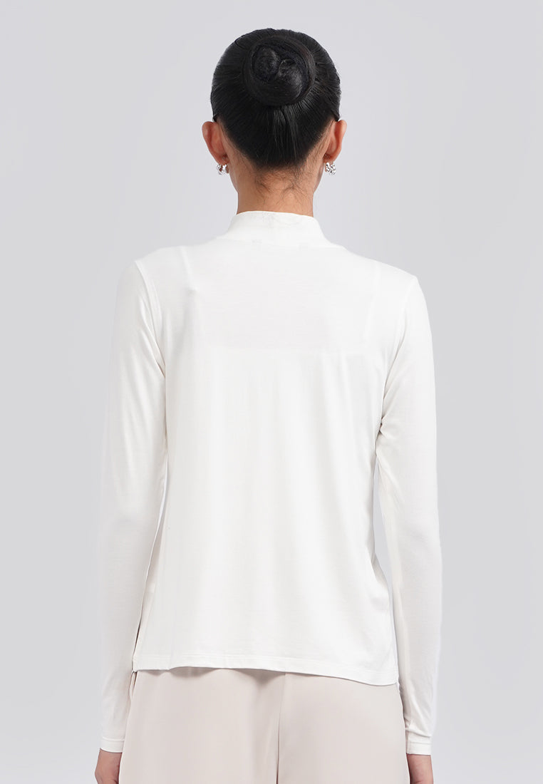 High Neck Long Sleeve Top