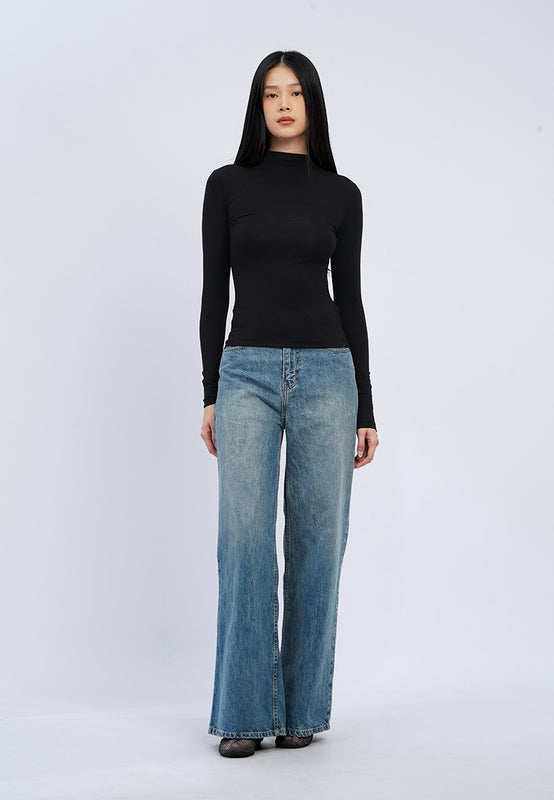 Long Sleeve Fitted Top